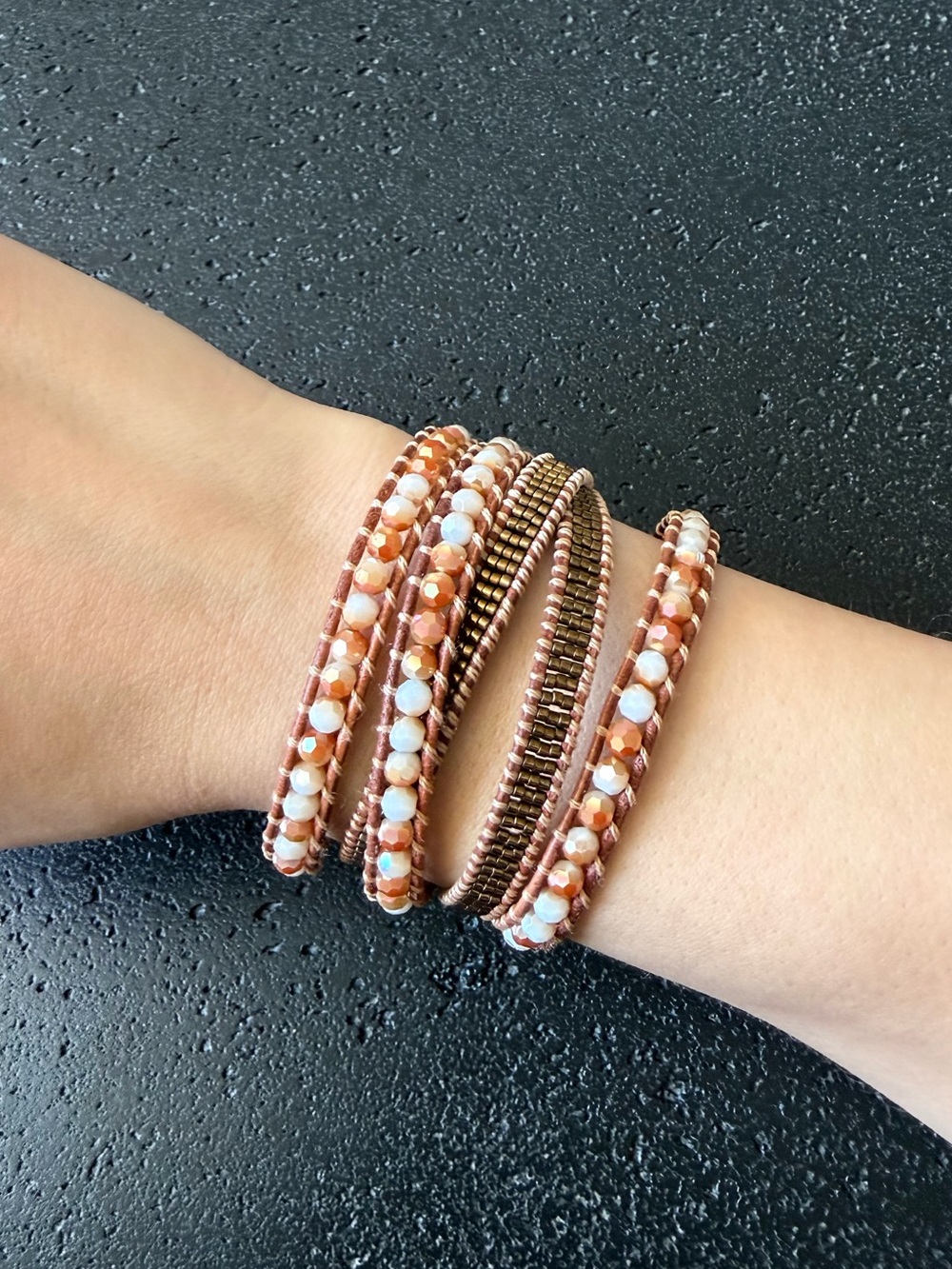 Victoria Emerson Beaded Wrap Bracelet